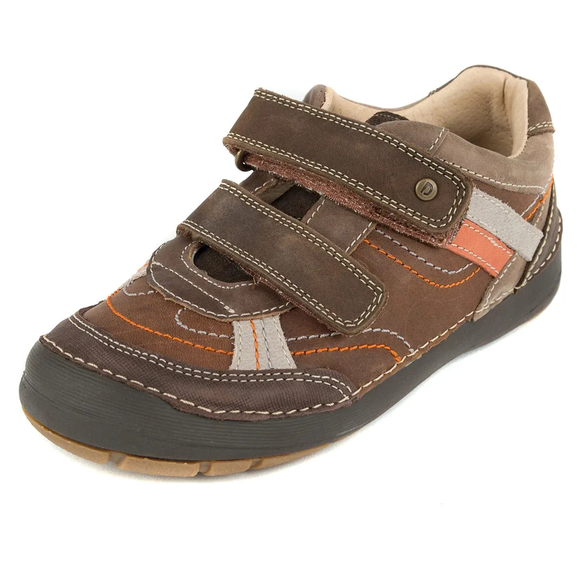 D.D. Step Big Kid Boy Shoes - Supportive Leather From Europe Kids Orthopedic