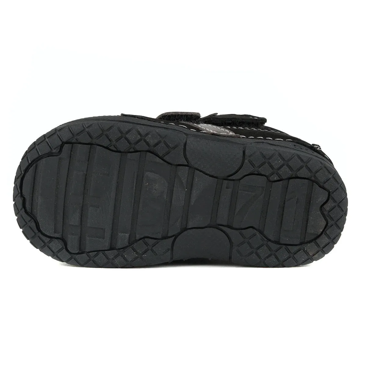 D.D. Step Toddler Boy Boots Grey And Black - Supportive Leather Shoes From Europe Kids Orthopedic