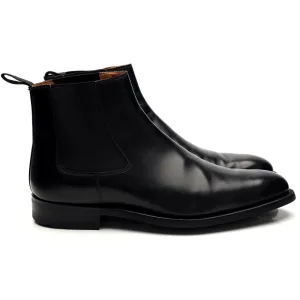 'Doncaster' Black Leather Chelsea Boots UK 6 E
