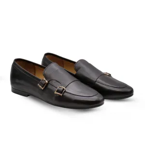 Double Monk Strap Loafers