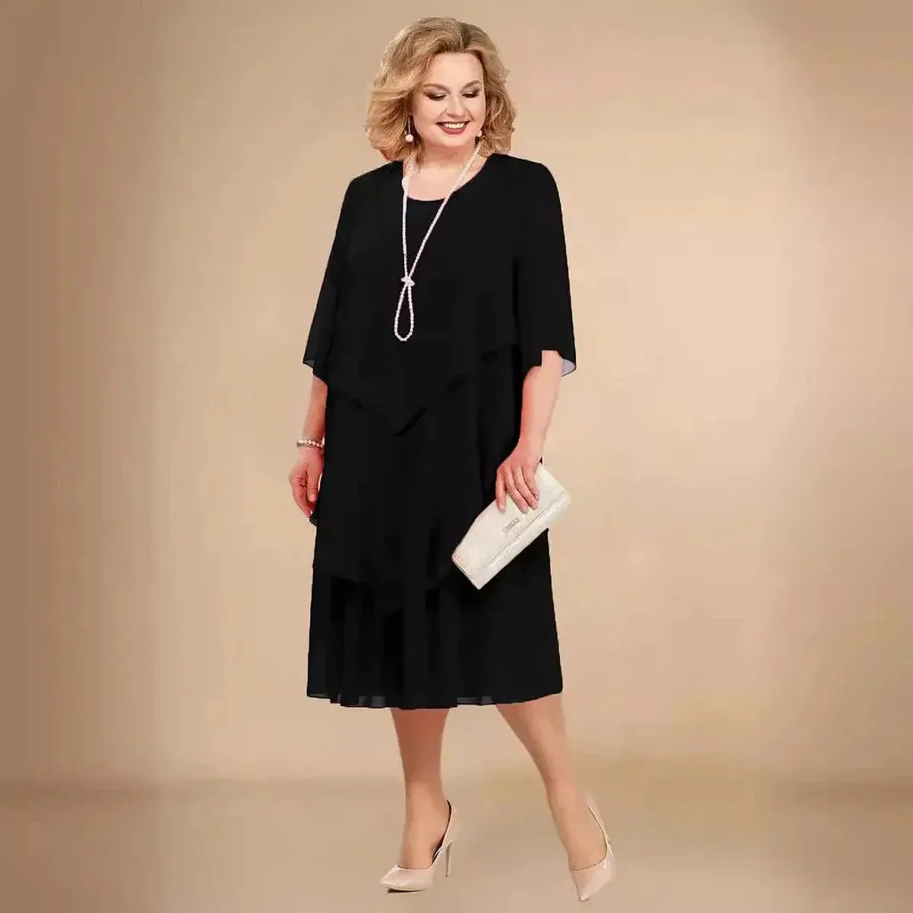 Edenaline | Timeless Layered Elegance Dress