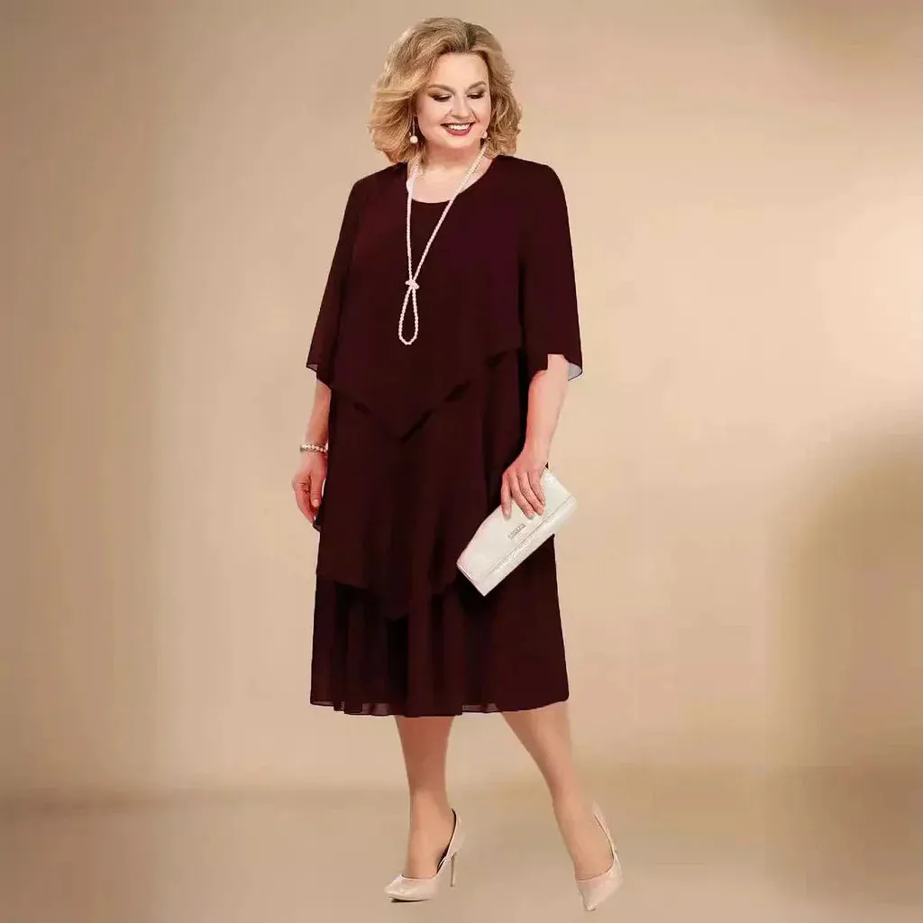 Edenaline | Timeless Layered Elegance Dress