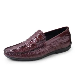 Fashion Genuine Leather Men Loafers High Quality Slip-on Driving Shoes Men Moccasin Boat Shoes Causal Flats Shoes Man