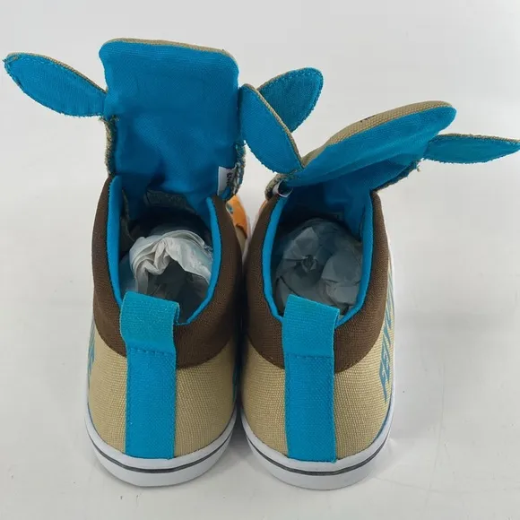 Feiyue Delta Mid‎ Animal (Giraffe) Hi Top Sneakers Little Boy Youth Sz 1