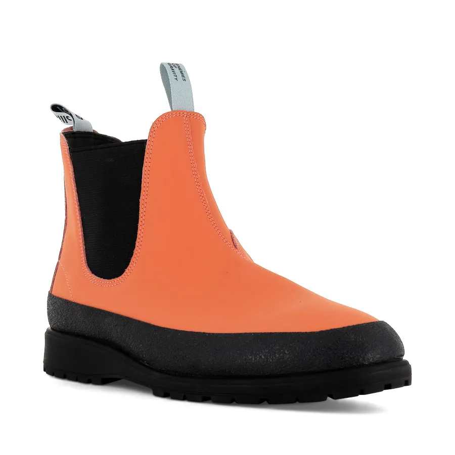 FIELDS CHELSEA RUBBERISED - ORANGE LEATHER