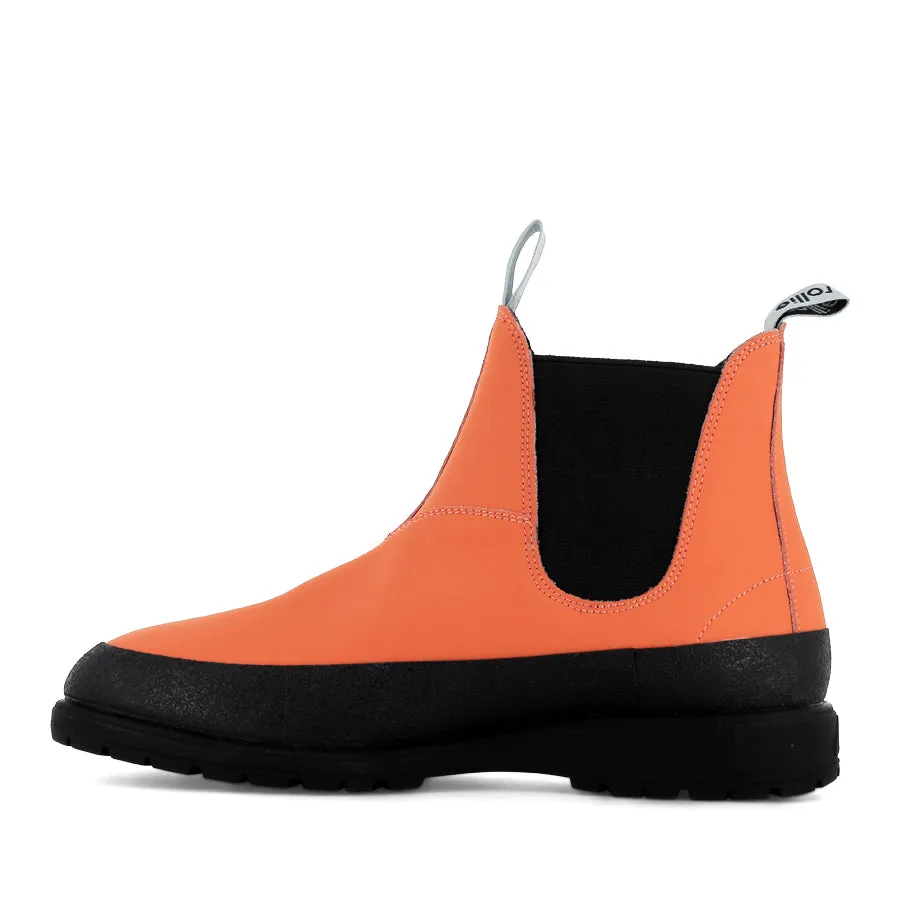 FIELDS CHELSEA RUBBERISED - ORANGE LEATHER