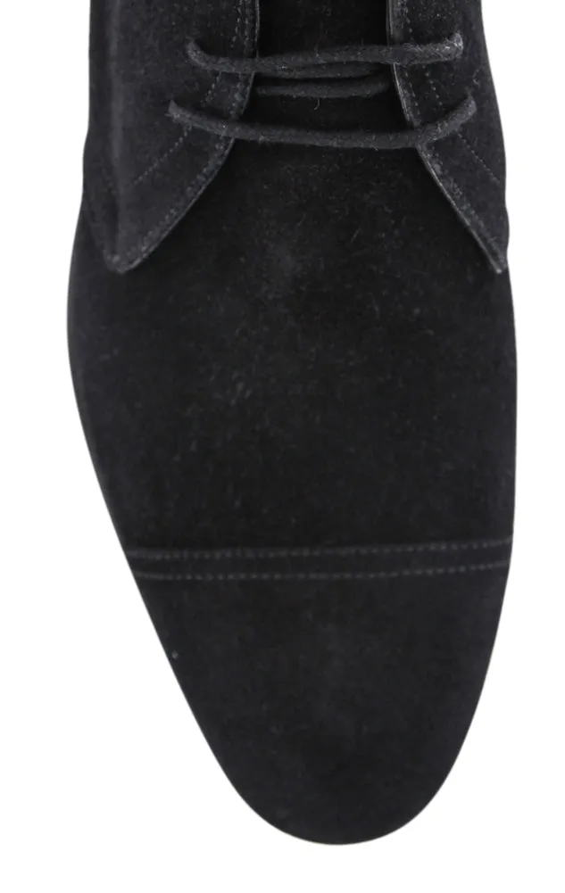 Fiori Di Lusso Black Chukka Boots