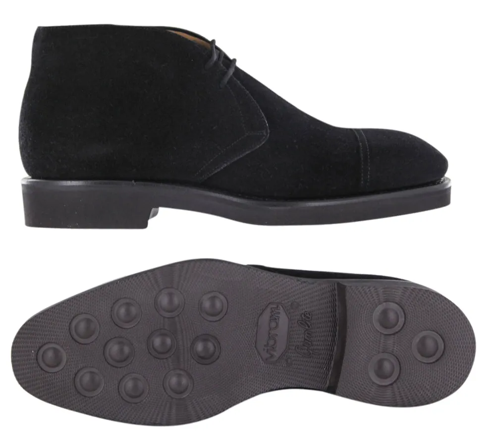 Fiori Di Lusso Black Chukka Boots