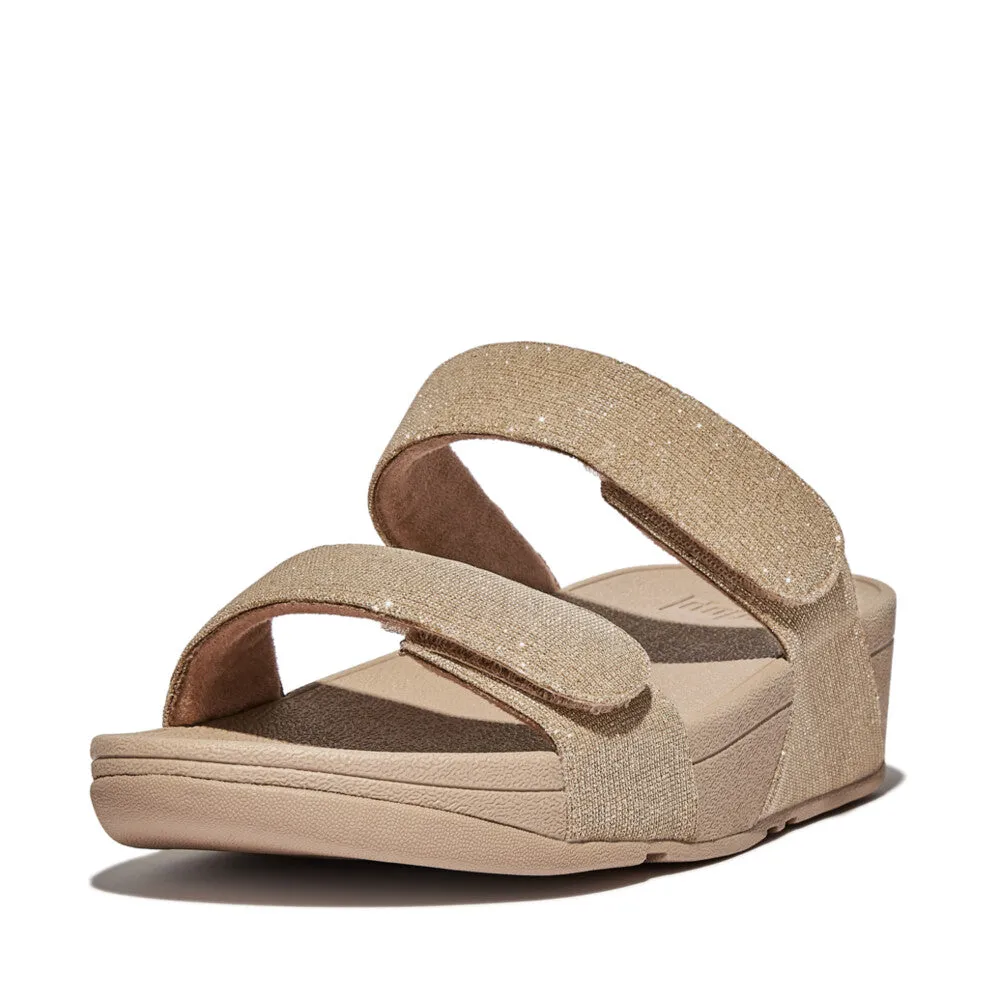 FitFlop LULU Adjustable Shimmerlux Slide