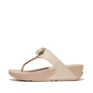 FitFlop LULU Bow leather Toe-Post Sandals