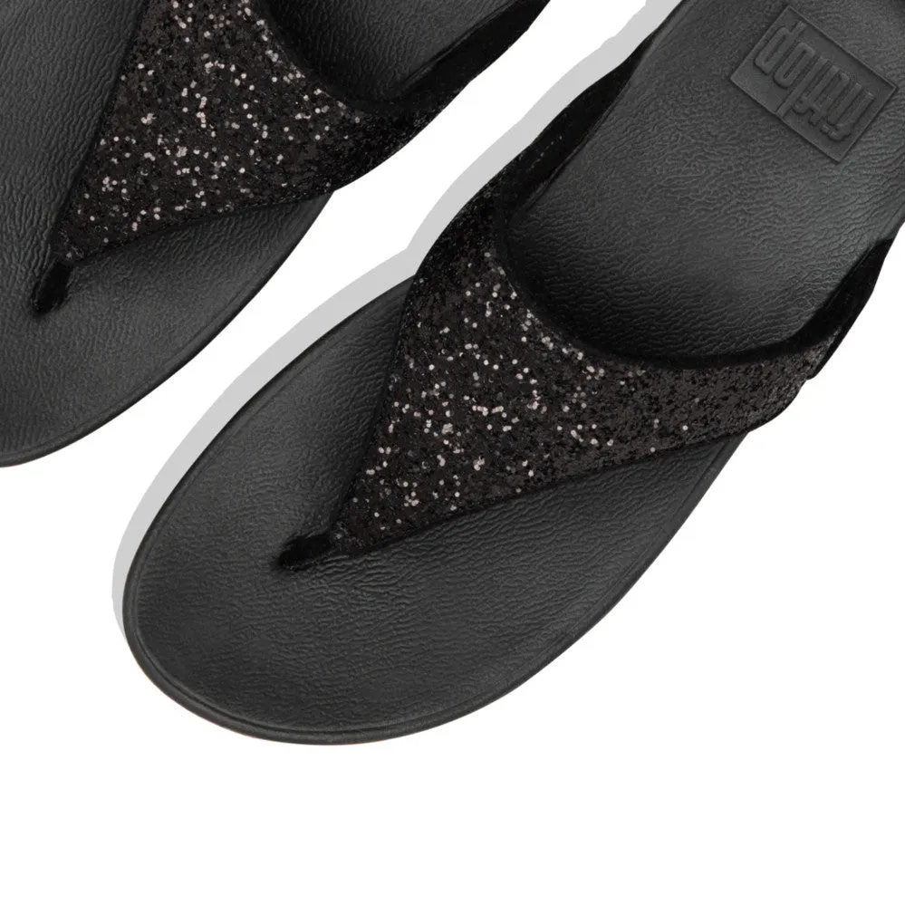 FitFlop LULU Glitter Toe-Thong Sandals
