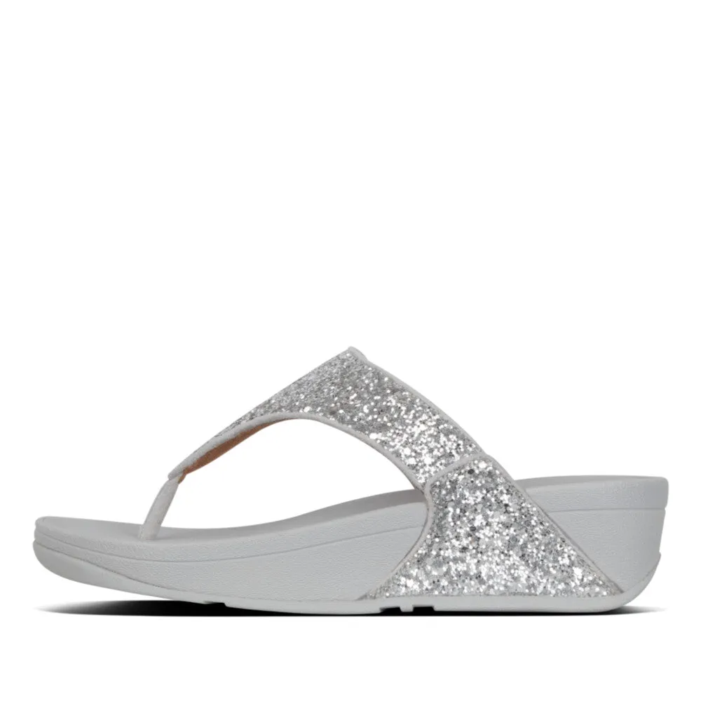 FitFlop LULU Glitter Toe-Thong Sandals
