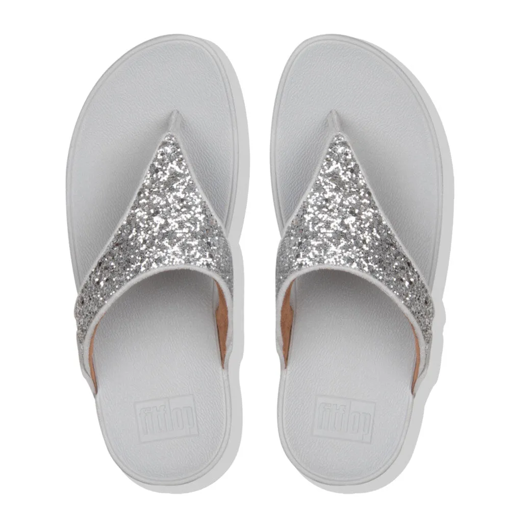 FitFlop LULU Glitter Toe-Thong Sandals