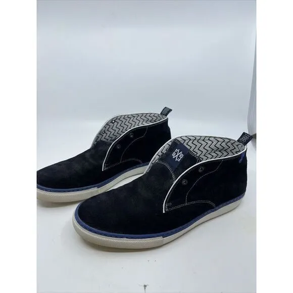 Floris van Bommel Men's Chukka Boots Shoes Blue 8.5 Leather