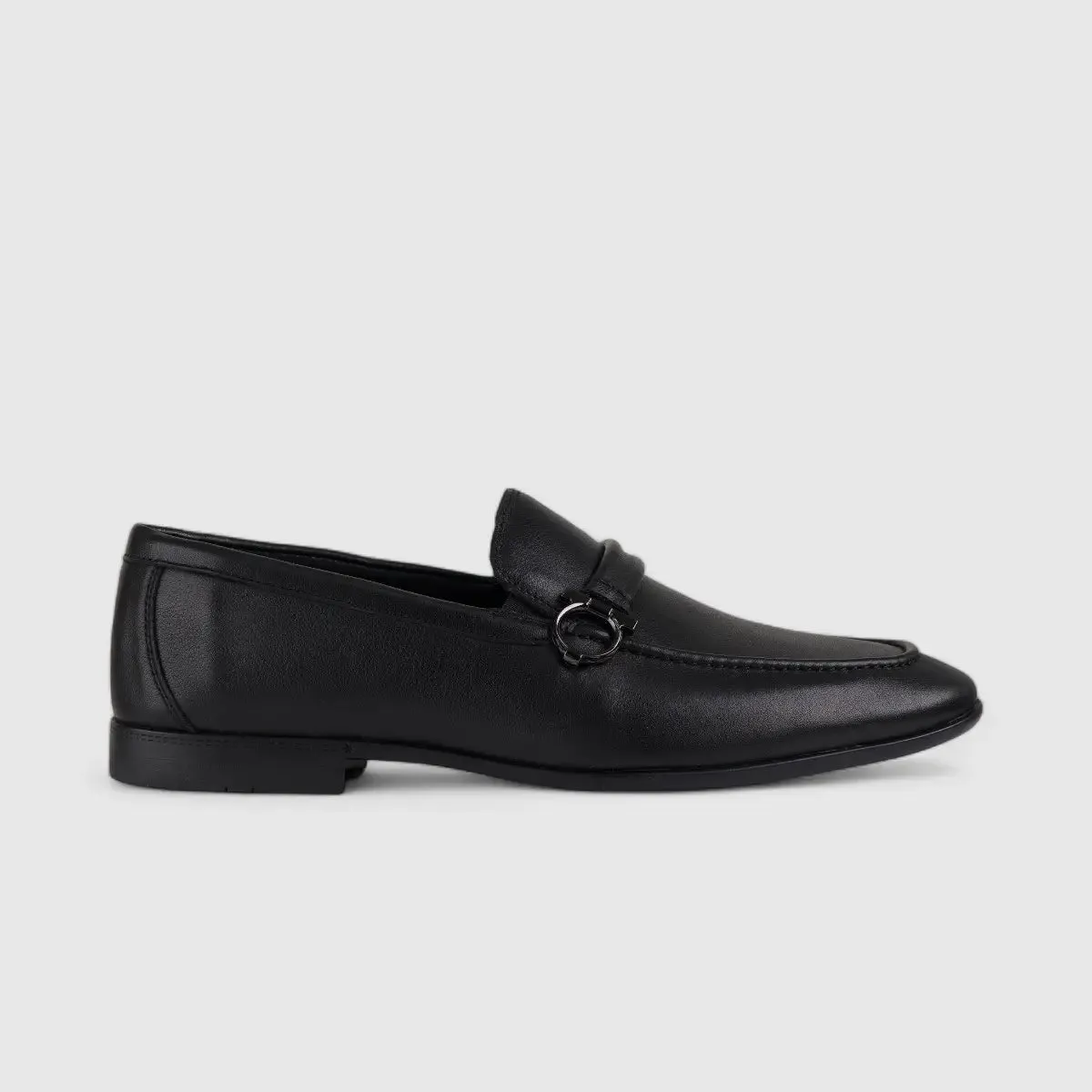 Formales Leather Loafers Black 678A-53