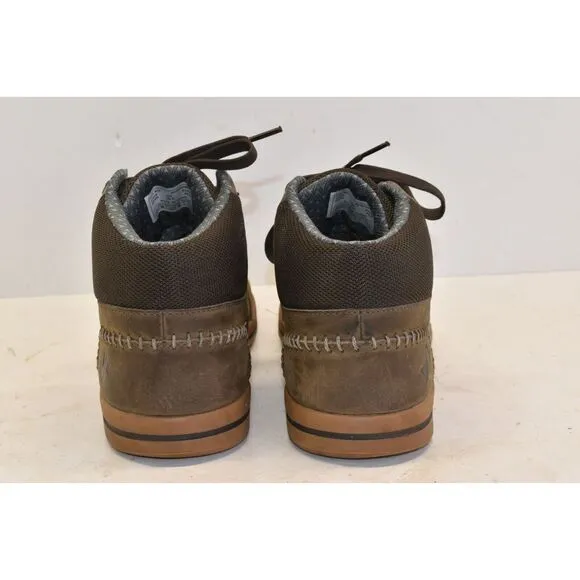 FORSAKE Men's 10.5 Phil Mid Chukka Boots Lace Up Brown Leather Waterproof