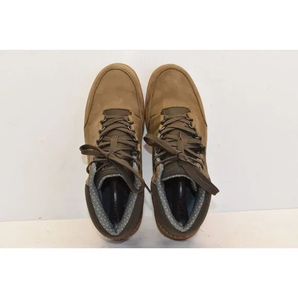 FORSAKE Men's 10.5 Phil Mid Chukka Boots Lace Up Brown Leather Waterproof