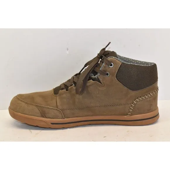 FORSAKE Men's 10.5 Phil Mid Chukka Boots Lace Up Brown Leather Waterproof