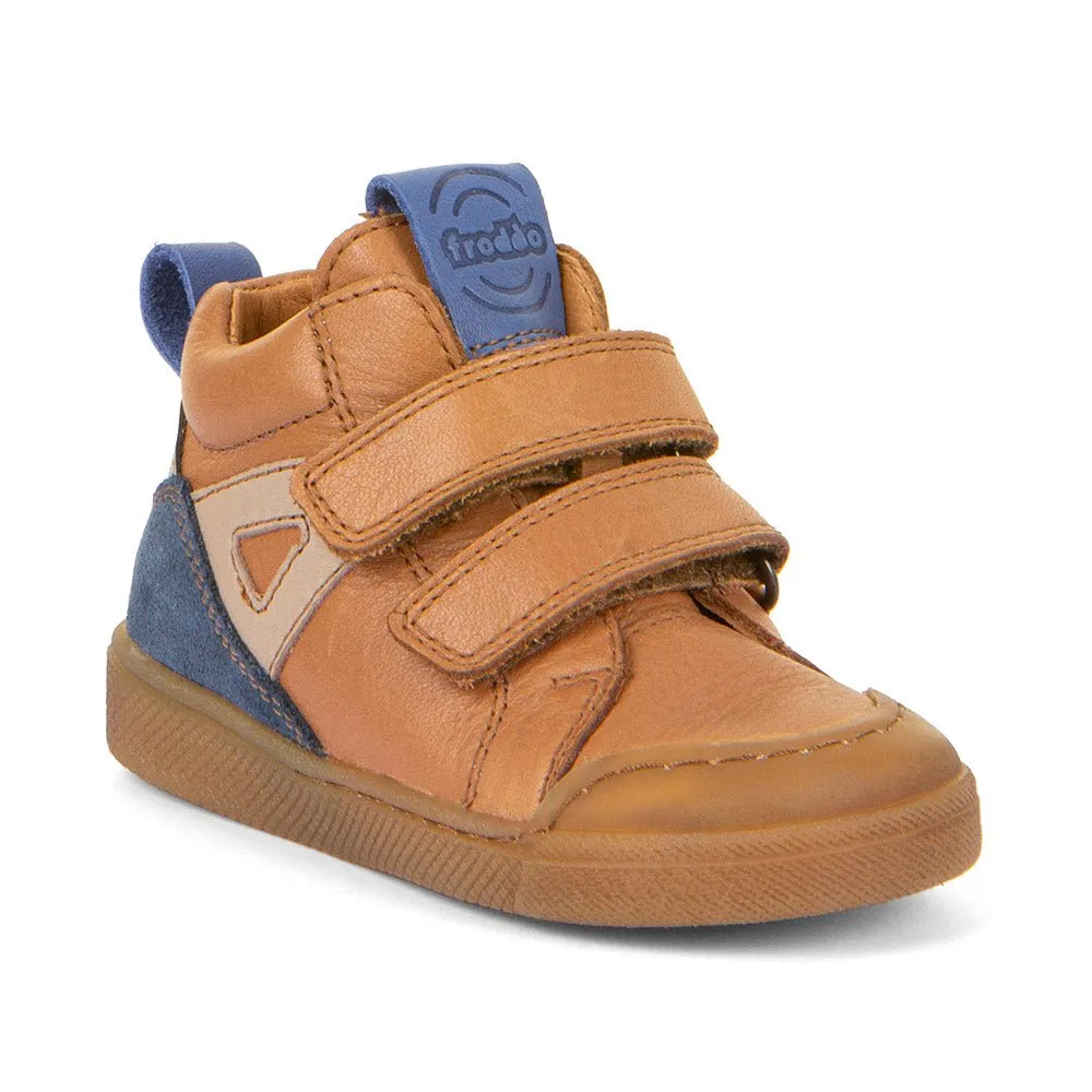 FRODDO - Rosario High Top - Cognac & Blue