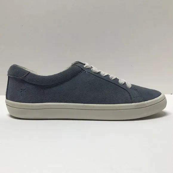 Frye Kerry Low Lace 71351 Aqua Blue Suede Lifestyle Sneakers