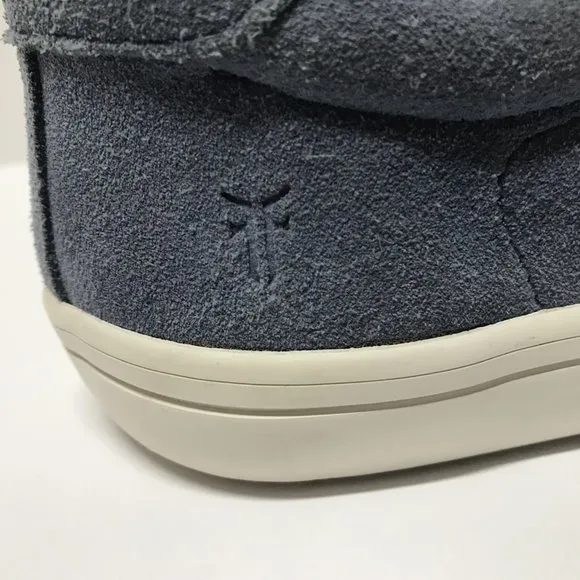 Frye Kerry Low Lace 71351 Aqua Blue Suede Lifestyle Sneakers