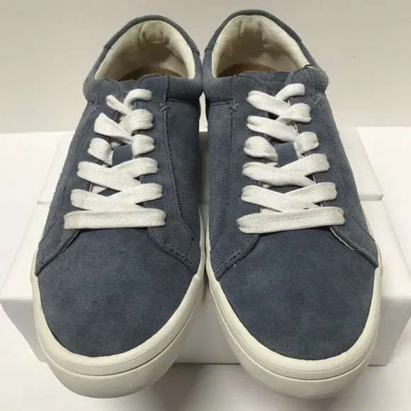Frye Kerry Low Lace 71351 Aqua Blue Suede Lifestyle Sneakers