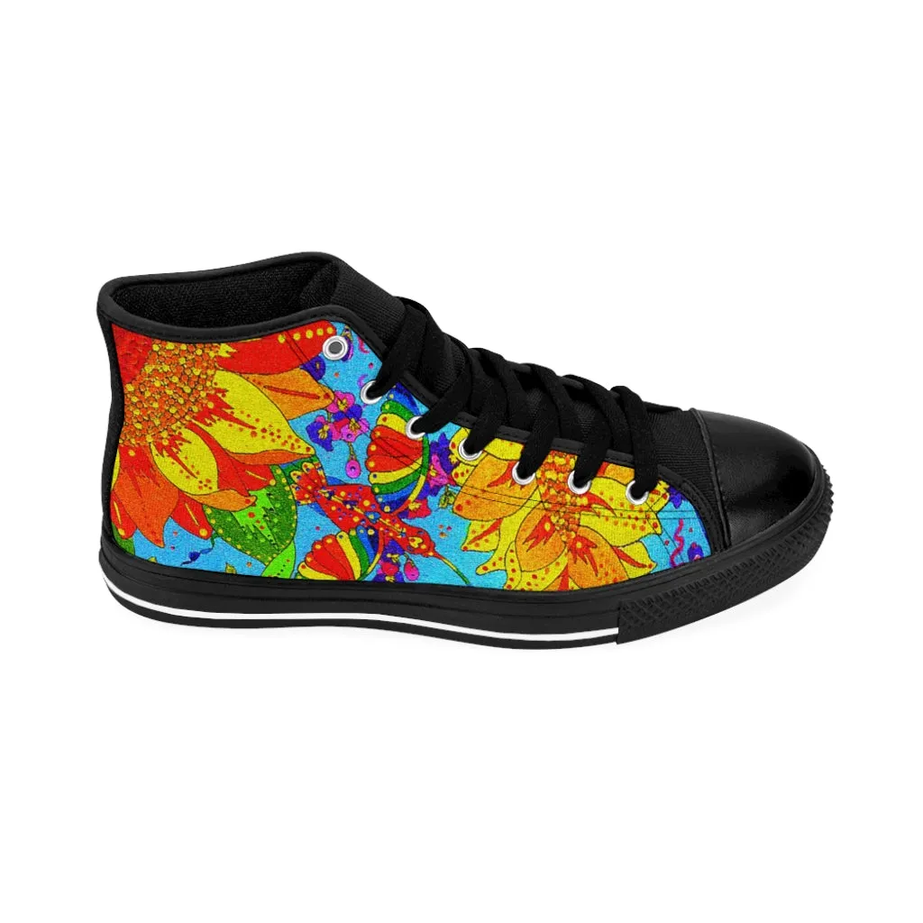 Garden Party - Women's High-top Sneakers