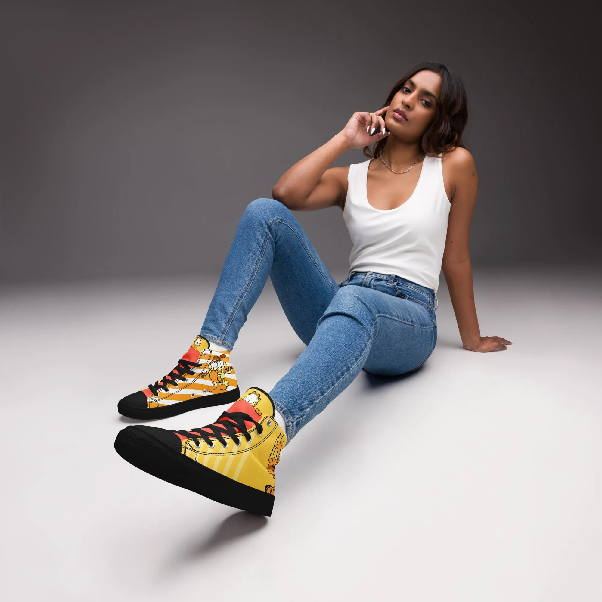 Garfield Women's High Top Custom Sneakers
