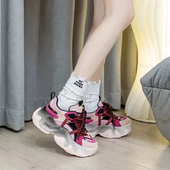 Gesine Platform Wedge Chunky Sneakers