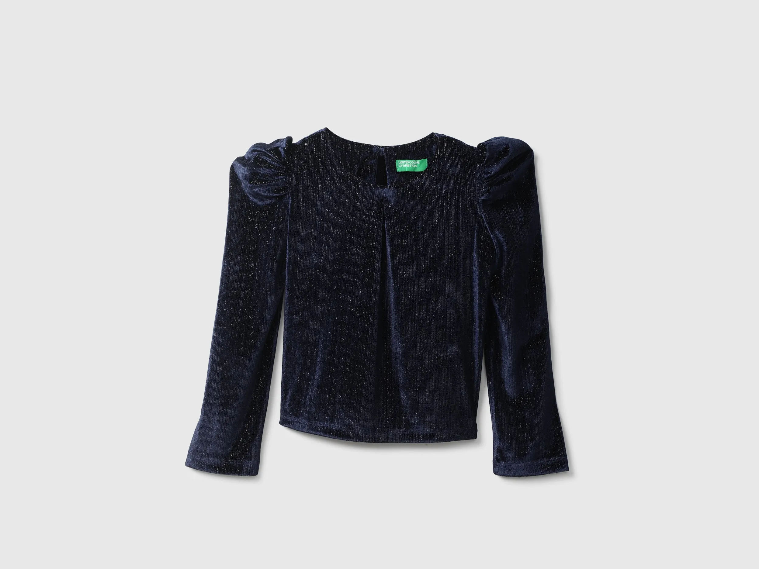 Girls Self Designed Round Neck Top