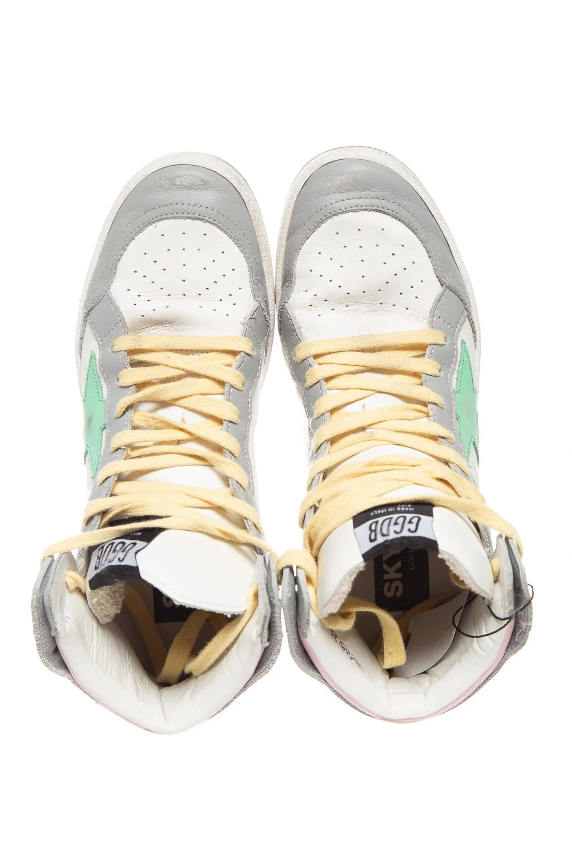 Golden Goose Multicolor Sky-star High Top Sneakers SZ 37