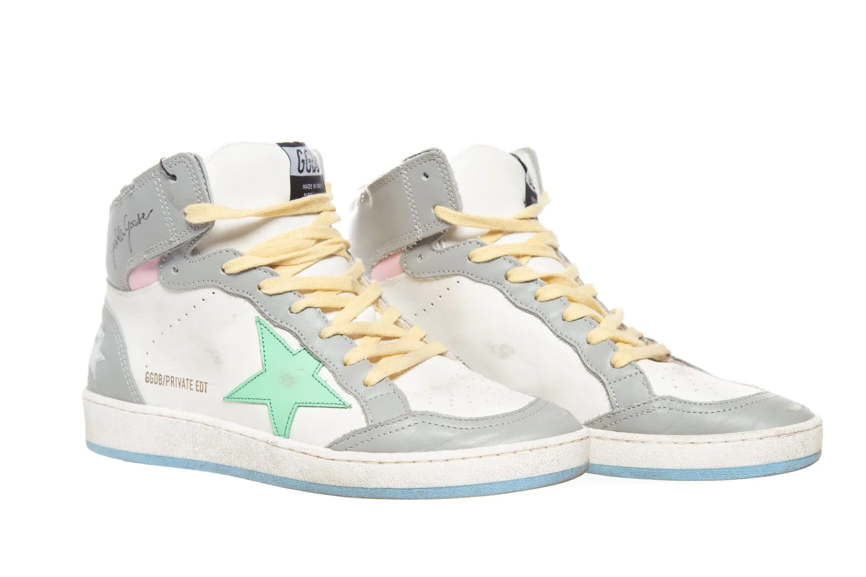 Golden Goose Multicolor Sky-star High Top Sneakers SZ 37