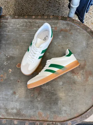 Green Stripe Deer Sneakers