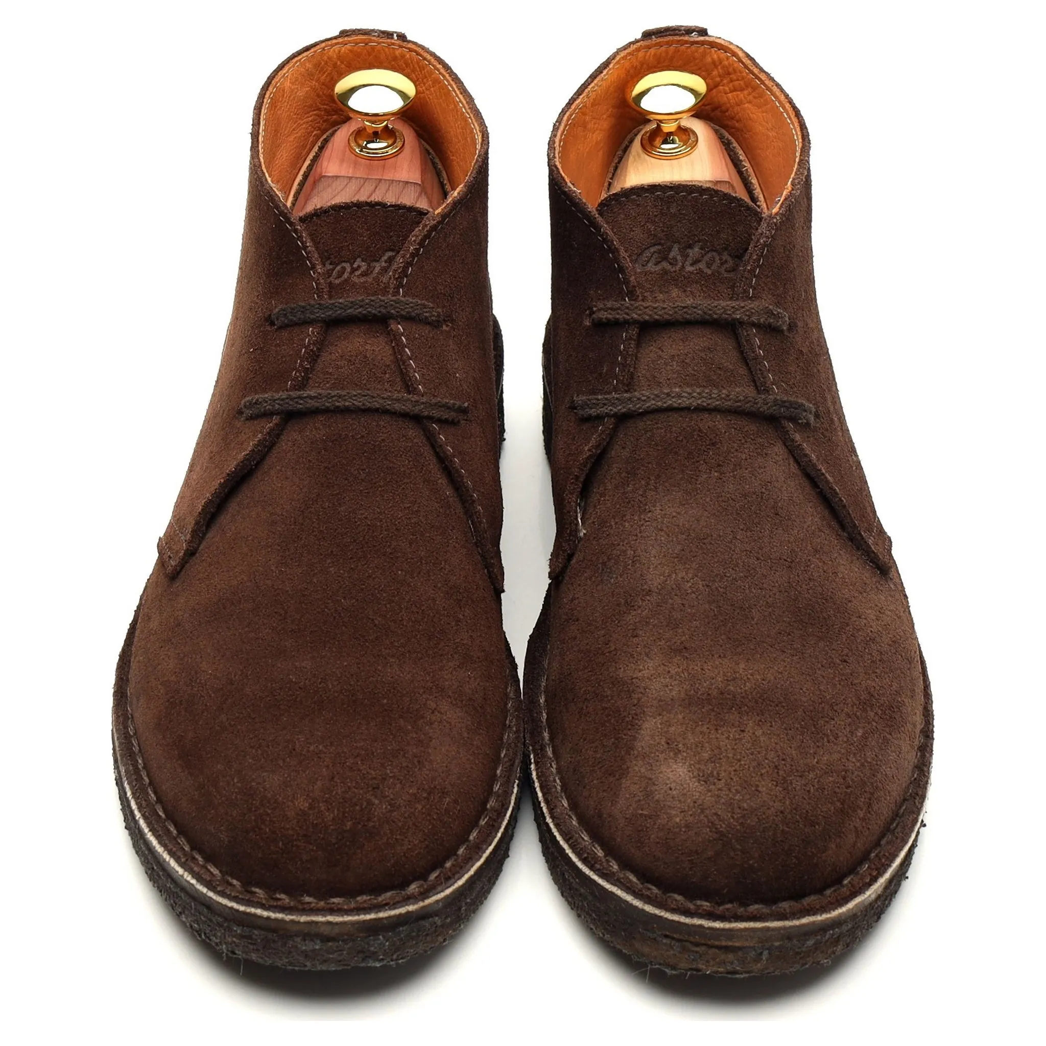 'Greenflex' Dark Brown Suede Chukka Boots UK 7 EU 41
