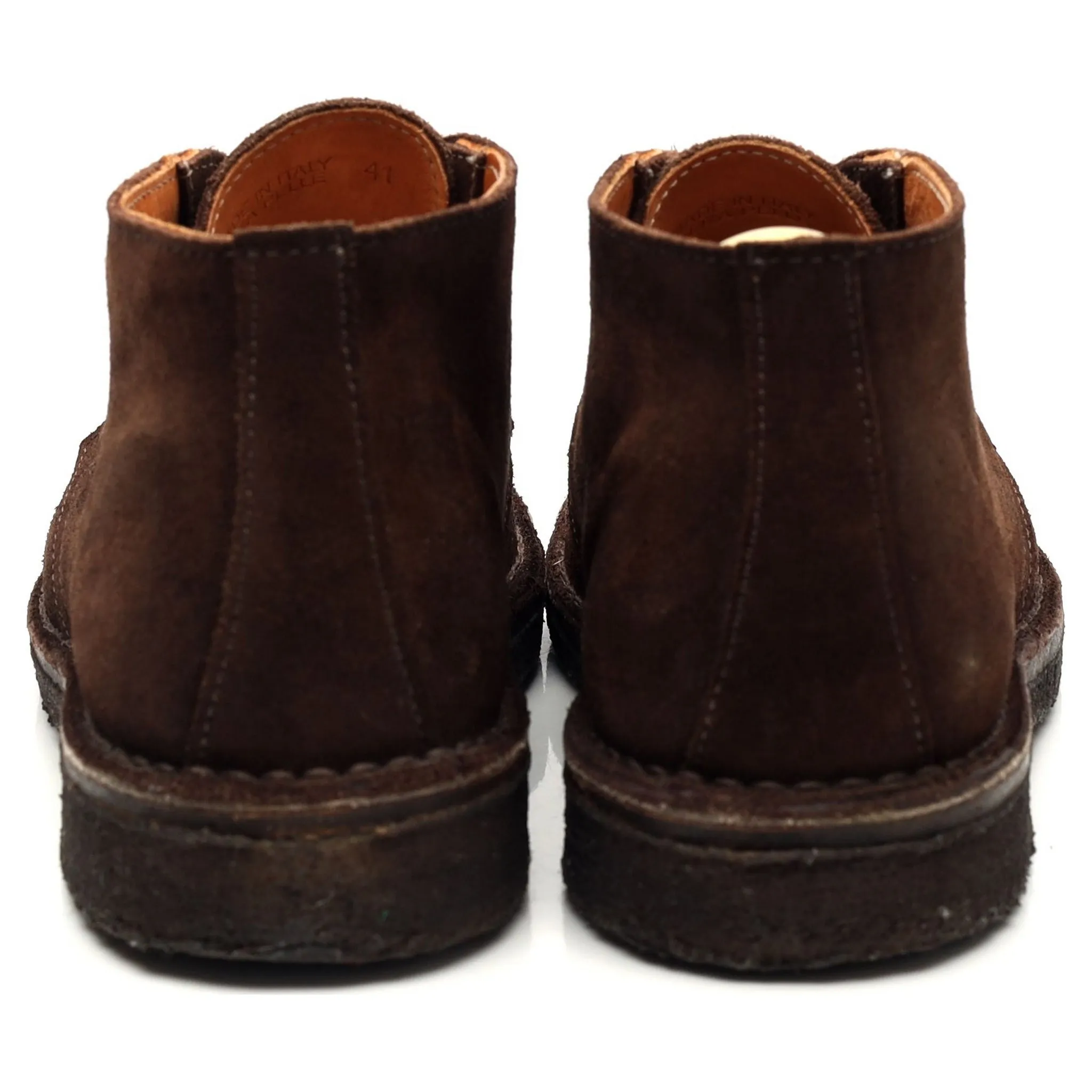 'Greenflex' Dark Brown Suede Chukka Boots UK 7 EU 41