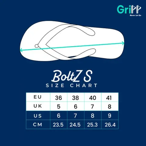 GriPP Sandals BoltZ S for Women – Premium Flip-Flops for Comfort and Style (Model A)
