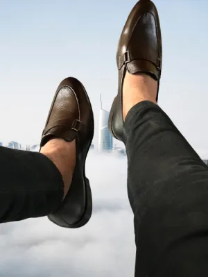 Handmade Black Leather Moccasins Loafer Shoes for Men