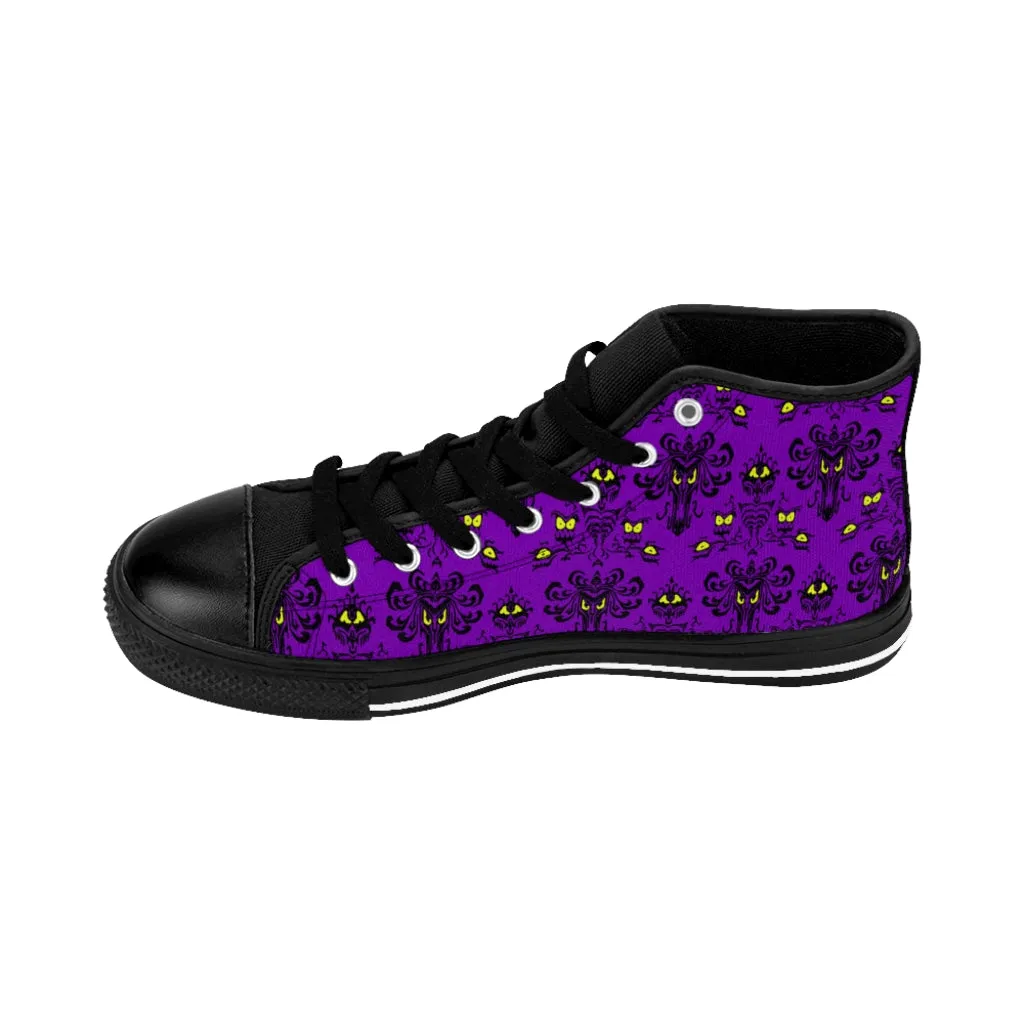 Haunted Wallpaper Men's High-top Sneakers