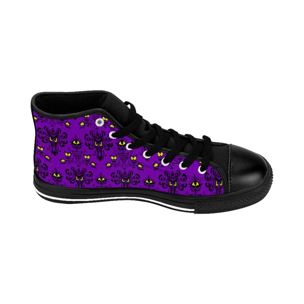 Haunted Wallpaper Men's High-top Sneakers