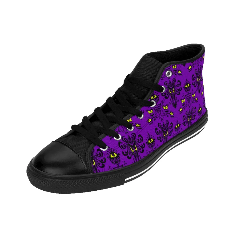 Haunted Wallpaper Men's High-top Sneakers