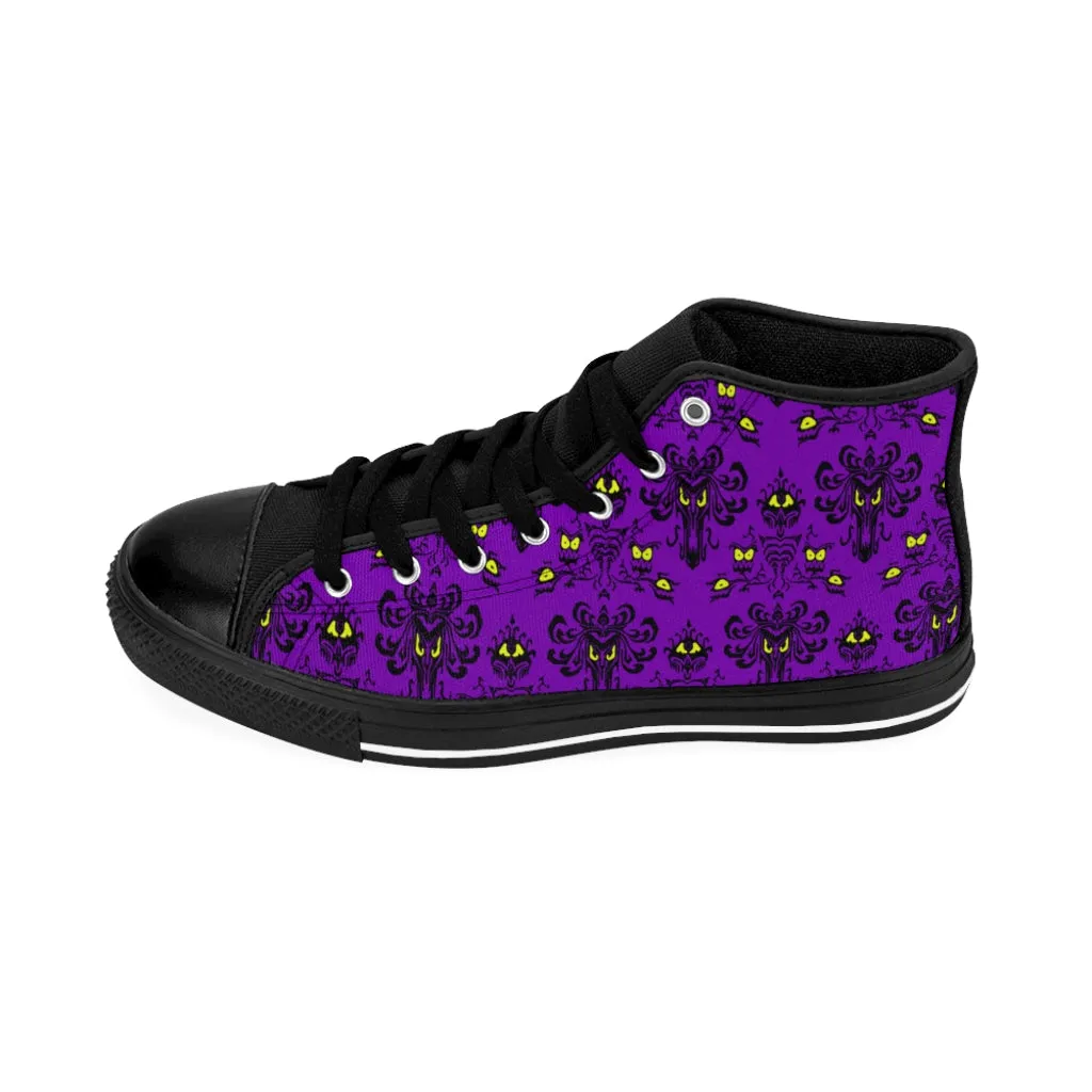 Haunted Wallpaper Men's High-top Sneakers