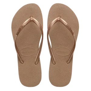 Havaianas Slim Flip Flops Rose Gold
