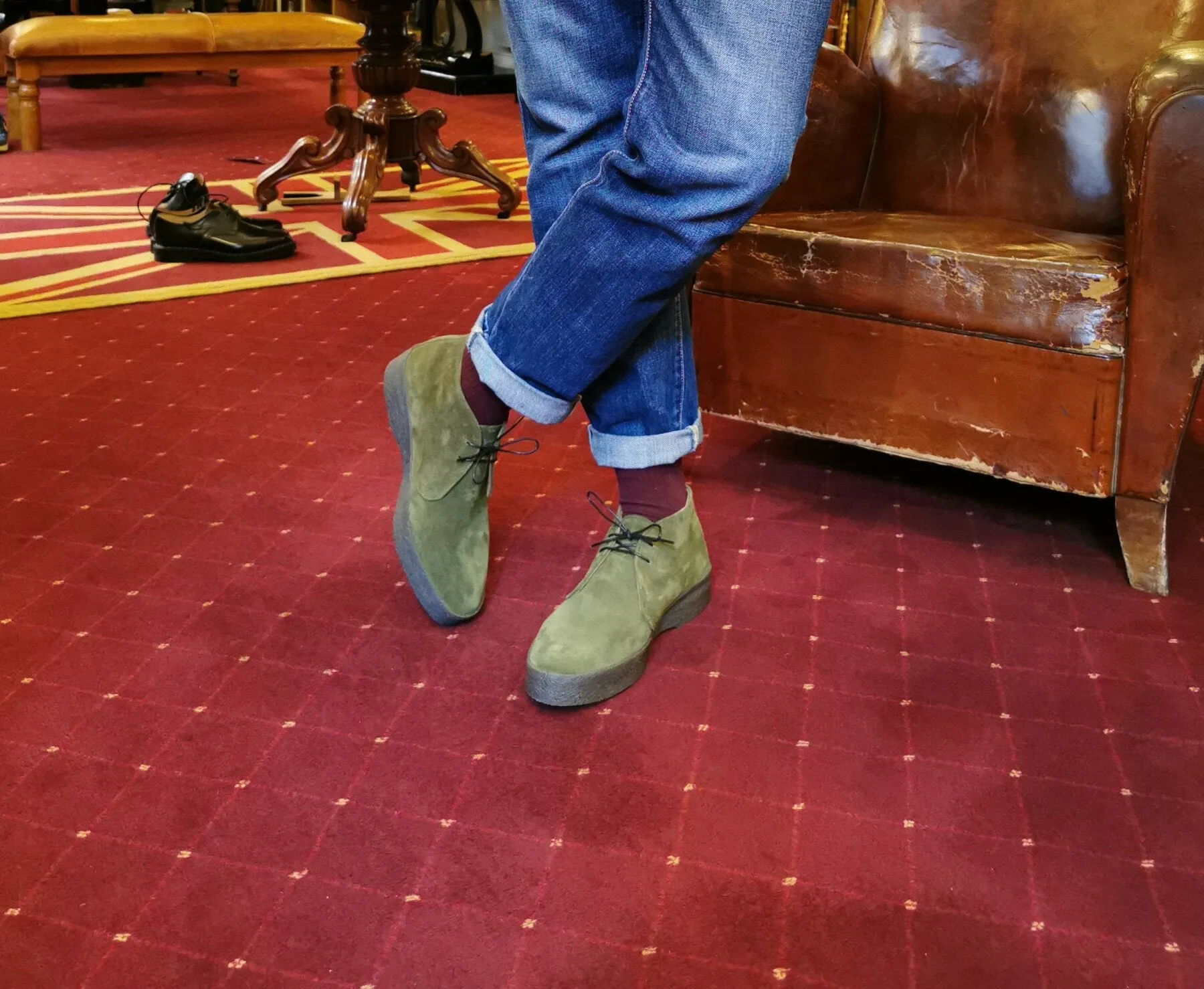 Hi Top Moss Green