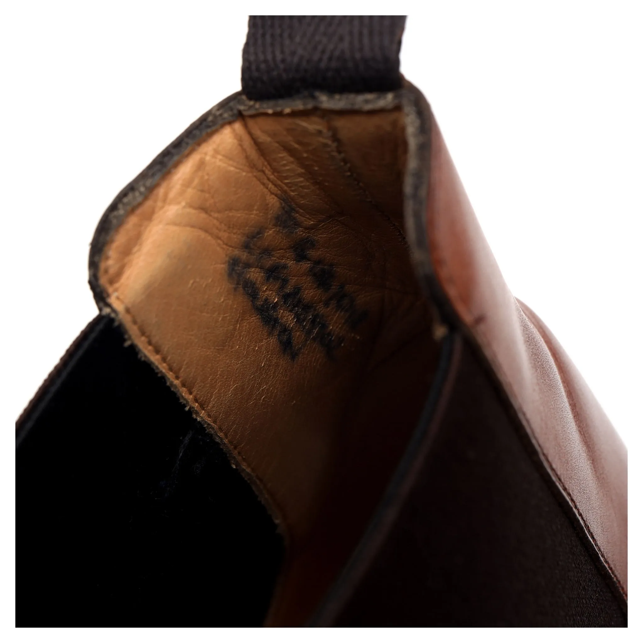 'Houston' Tan Brown Leather Chelsea Boot UK 7 G