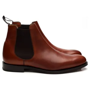 'Houston' Tan Brown Leather Chelsea Boot UK 7 G