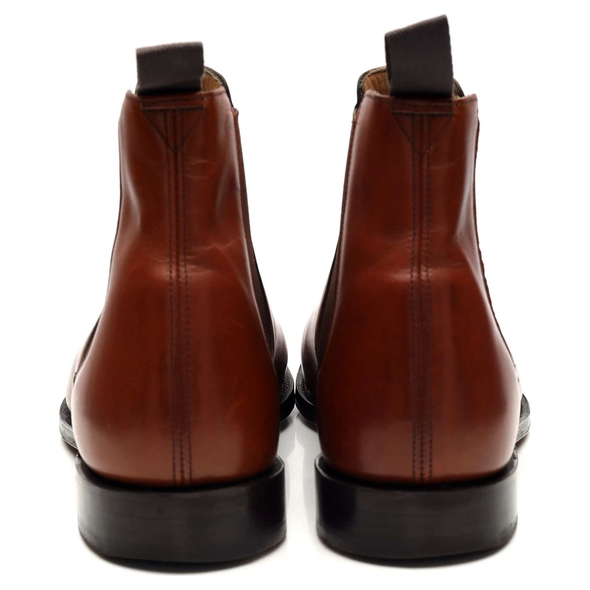 'Houston' Tan Brown Leather Chelsea Boot UK 7 G