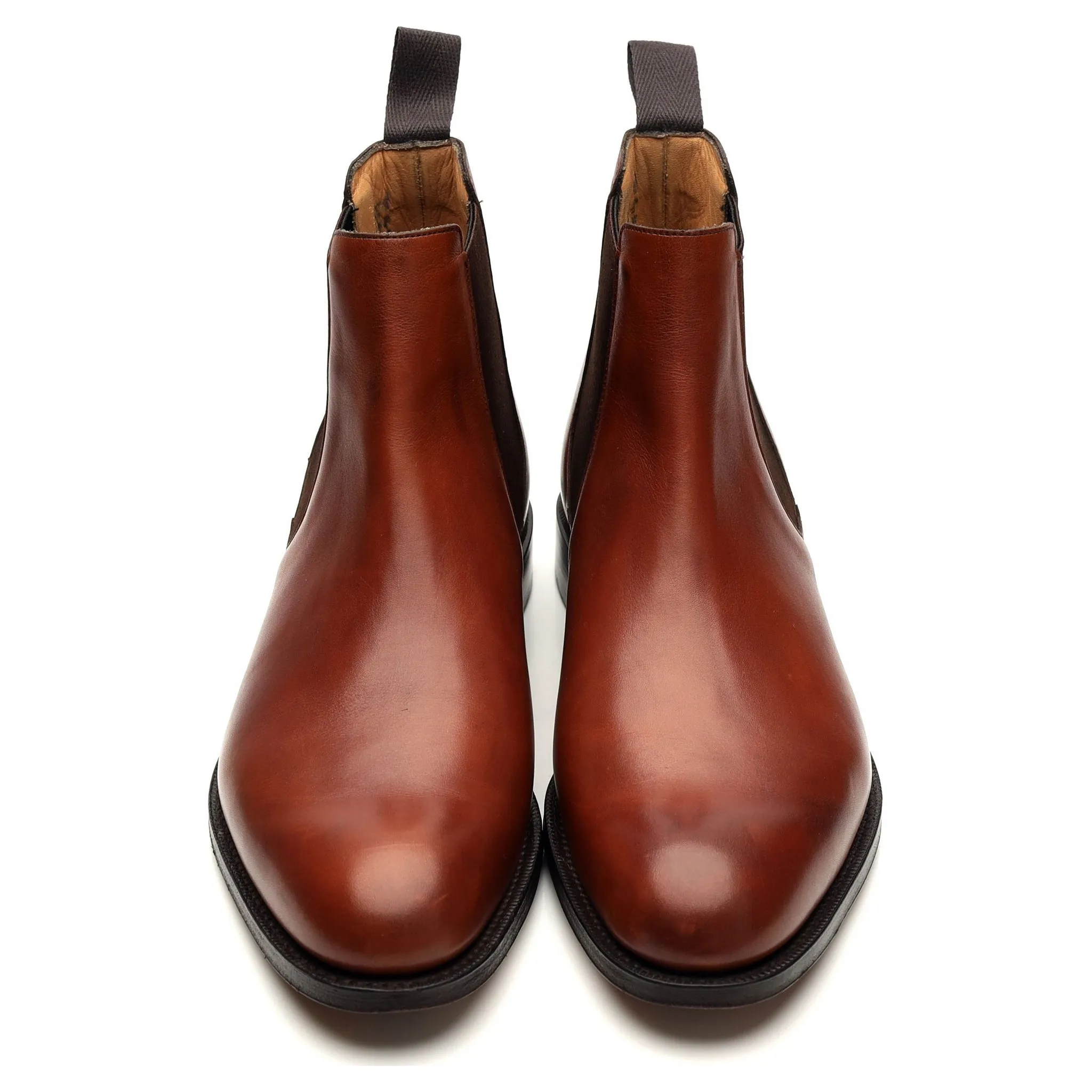 'Houston' Tan Brown Leather Chelsea Boot UK 7 G