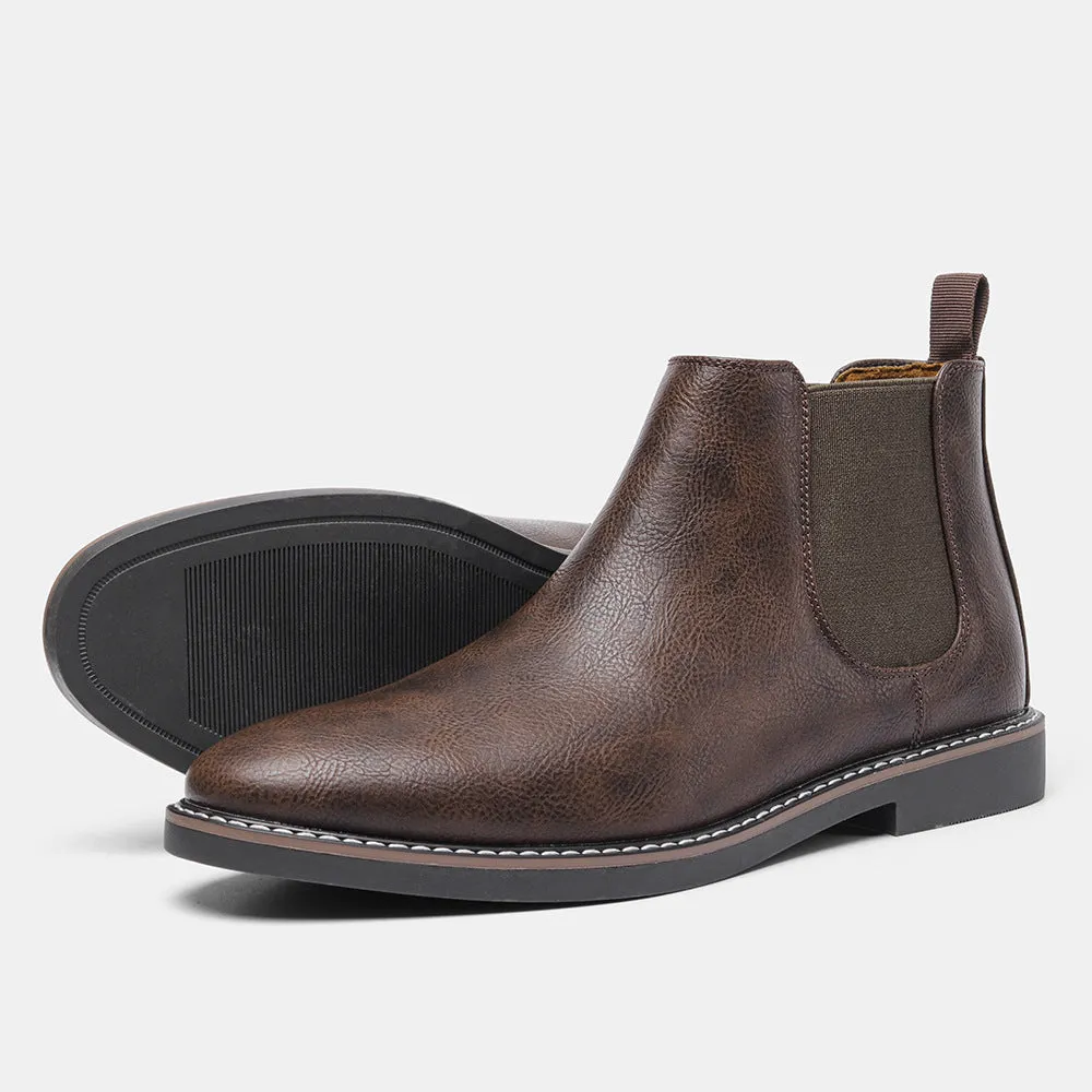 INSTOCK-Men's retro cross-border short ankle boots