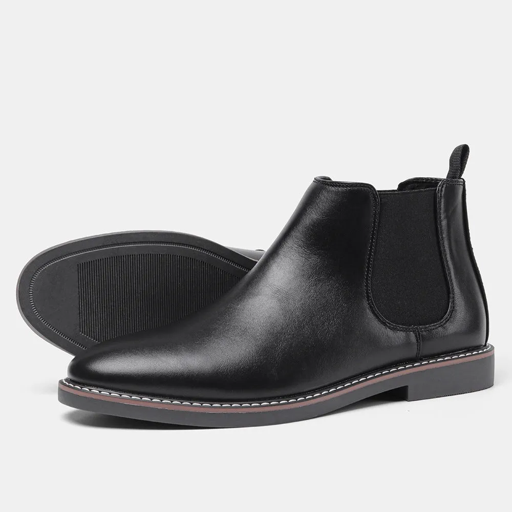 INSTOCK-Men's retro cross-border short ankle boots