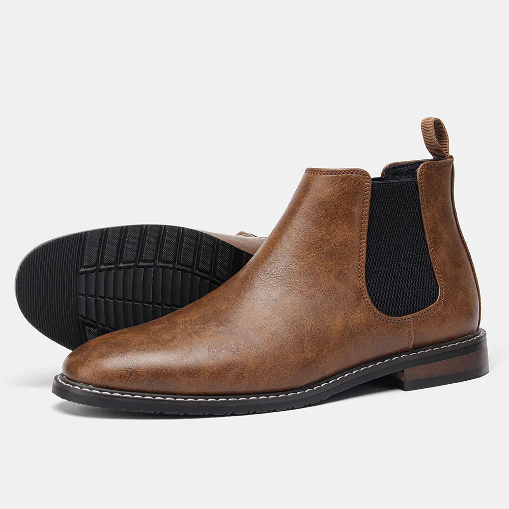 INSTOCK-Men's retro cross-border short ankle boots